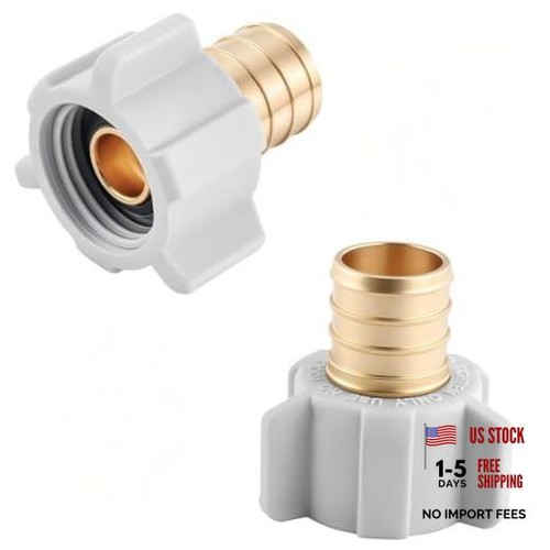 3/4" Pex x 1/2" Female NPT Swivel Adapter No-Lead 3/4" x 1/2" Adapter 2-Pack