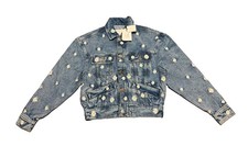 NEW Sandro Paris Women s Denim Jacket Daisy F...