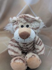 Tan and Brown Tiger Stuffed Animal Plush Toy
