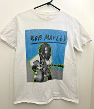 Zion T Bob Marley Tee Shirt Mens Medium T Shirt Music Guitar Small/Medium Read