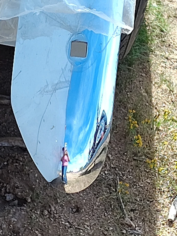 Parachoques trasero Ford Car 1940 acero de alta calidad súper cromado Foto 3 de 4