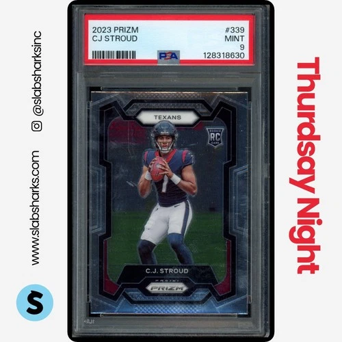 2023 PANINI PRIZM #339 C.J. STROUD RC ROOKIE PSA 9