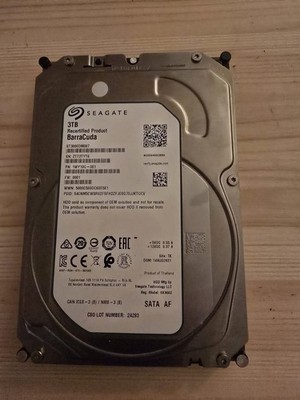 Seagate ST3000DM007 interne 3,5'' 8,9cm Sata3 Festplatte 3TB - BarraCuda Serie