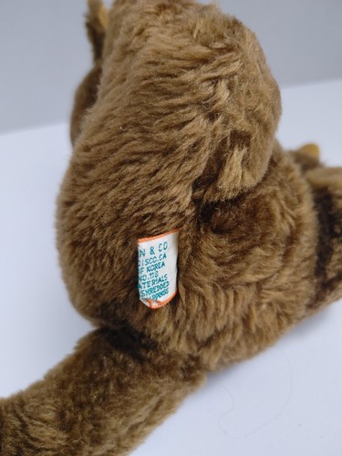 Vintage Dakin Brown Plush Monkey Stuffed - Picture 4 of 6
