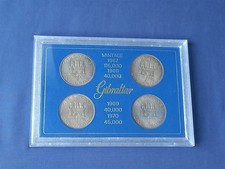 GIBRALTAR 1967 1968 1969 1970 BOXED 4 CROWN SET