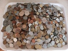 LOTTO 1 KG ( CIRCA ) MONETE MISTE, Europa e Mondiali. 