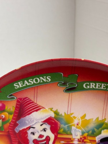 "Juego de 2 platos de melamina vintage McDonalds 1995 temporada saludos 9,5"" Navidad" - Imagen 5 de 6