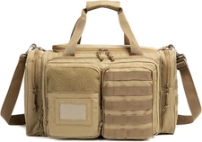 Gun Range Bag for Handguns and Ammo Tactical Pistol Case Shooting Range Duffle B