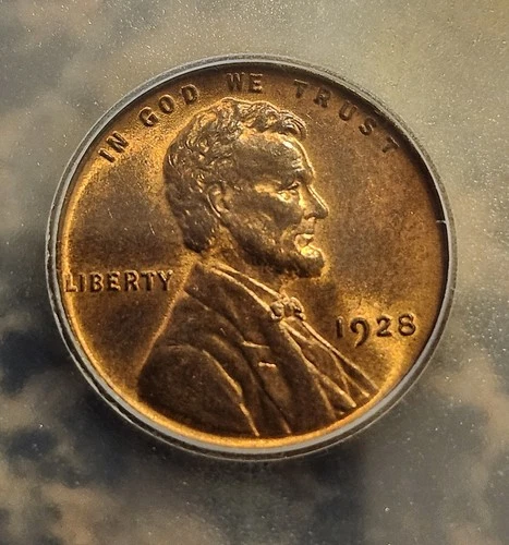 1928 MS64RB Wheat Cent