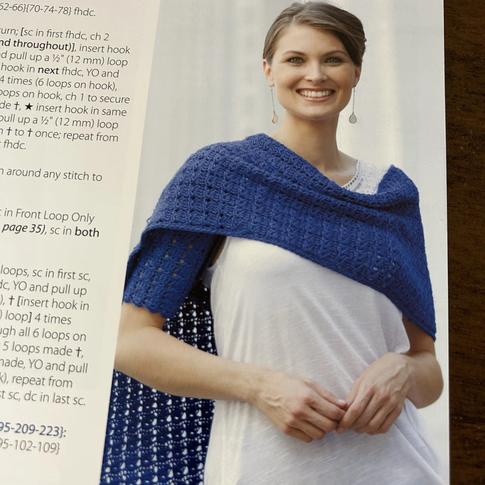 And That's A Wrap Crochet Pattern Booklet Tunic Shrug Ruana Sm - 5XL Plus Sizes - Image 2 of 4