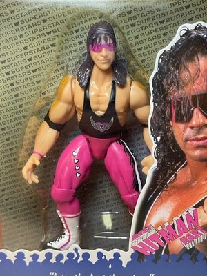 1996 WWF Jakks Pacific SUPERSTARS SERIES 1 Bret Hit Man Hart 6