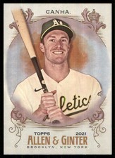 Mark Canha 2021 Topps Allen & Ginter #291 Athletics MLB READ FREE SHIPPING
