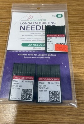 Groz-Beckert  Longarm Sewing Needles 110/80