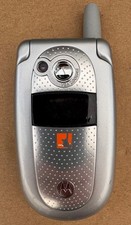Vintage Motorola V500 Silver Mobile Phone
