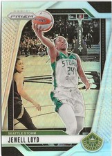 2024 Panini Prizm WNBA Jewell Loyd #49 Silver Prizm SP Las Vegas Aces