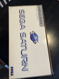 SEGA Saturn Virtua Stick Arcade Joystick BOX ONLY + Manual Inserts Receipt 1995