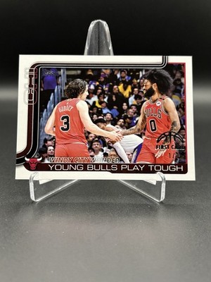 2025-26 Topps Windy City Wonder: Young Bulls Play Tough First Card #1/1