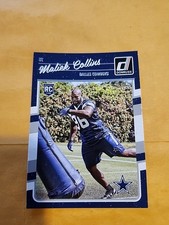 2016 Donruss Football Card Maliek Collins Rated Rookie #332