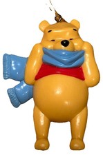 Winnie the Pooh Disney Christmas Ornament Scarf Snuggle Pooh Bear