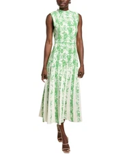 Lela Rose Midi Dress Women's Green L