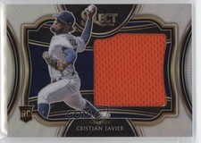 2021 Select Horizontal Rookie Jumbo Swatches Holo Prizm Cristian Javier 1e8j