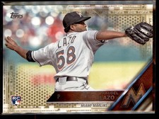 2016 Topps Gold Raudel Lazo Rookie 0027/2016 Miami Marlins #436 Parallel