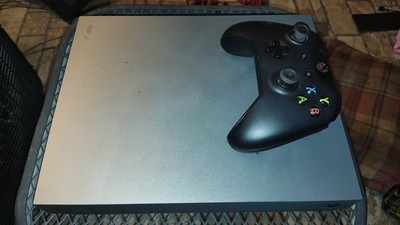 Xbox One x 1TB SSD Gold Rush Edition with Controller and Power Cord