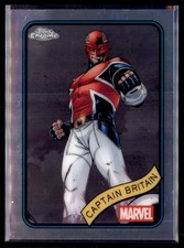 2025 Topps Chrome Marvel Captain Britain 151