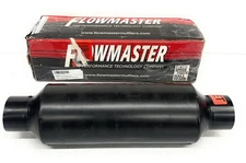 Flowmaster Outlaw Race Muffler, 2.5", 409S , Black, 815425