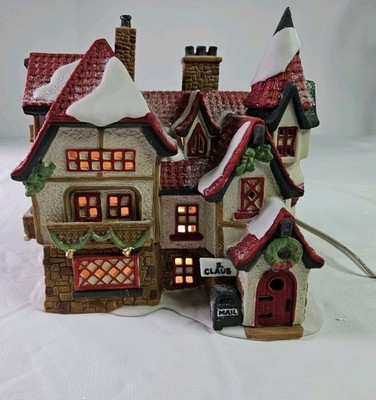 Department 56 Heritage Village North Pole Santa's Workshop 5600-6 Lighted Tested