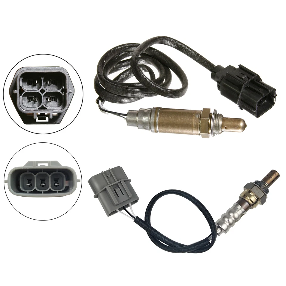 Sensor de oxígeno O2 aguas arriba y aguas abajo 2 piezas para Nissan Sentra L4 2000 2001 1,8 L Foto 3 de 4