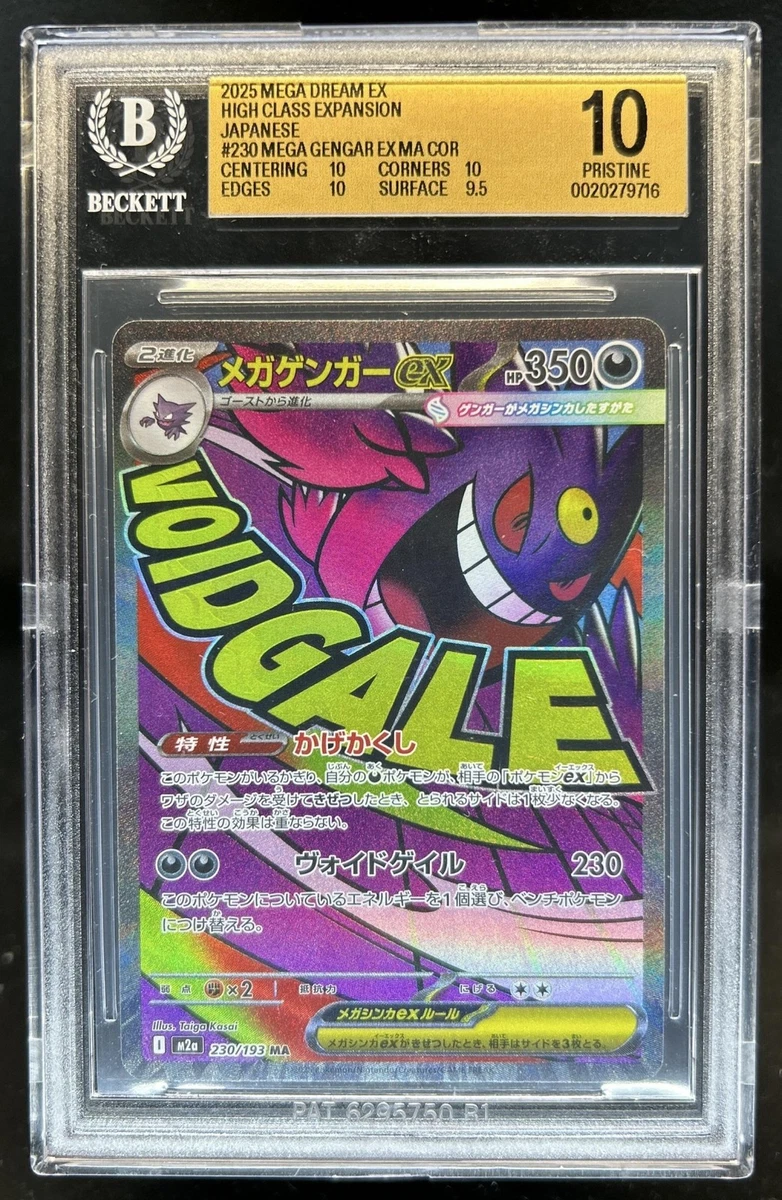 Pokémon TCG Beckett Grading Services (BGS) Grade 10 Collectible