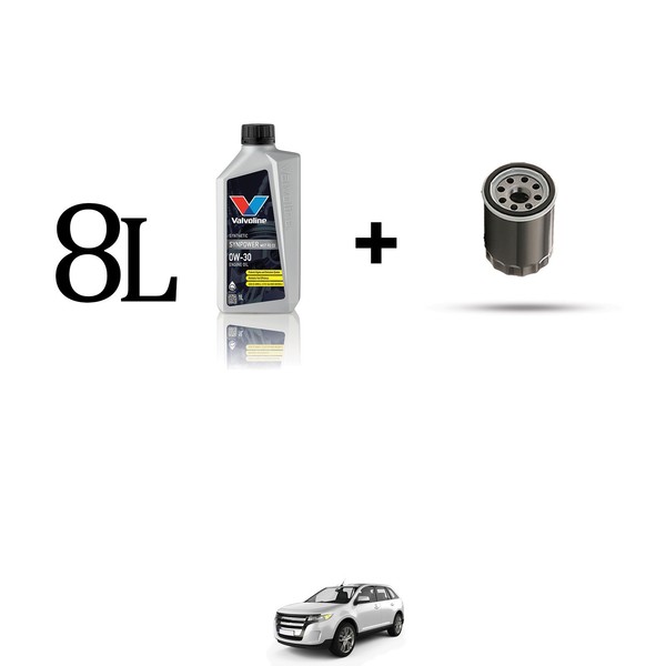 ÖLfilter Kit Und 8L FüR Ford Edge 2.0 Tdci 132KW Von 2015 Bis 2018-image
