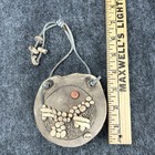 Handmade Wall Pocket Vase Small Ooak Pottery 3.5in Unique Art Décor