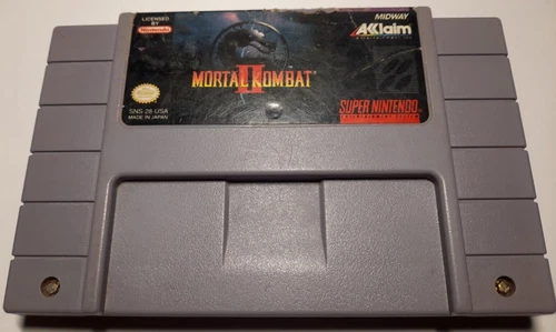 Mortal Kombat II (SNES) Authentic, Tested, Working!