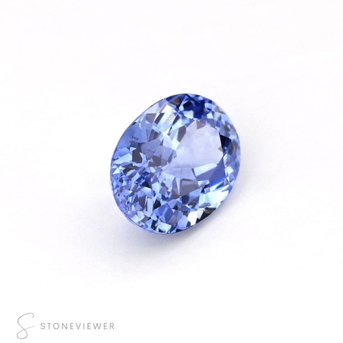 GIE Certified 6.10 Ct Natural Blue Ceylon Sapphire Oval Cut Loose Gemstone - Picture 4 of 5