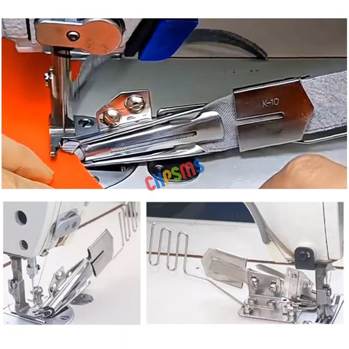 Adjustable Double Folder Right Angle Bias Binder FOR Single Needle Lockstitch - Picture 4 of 5