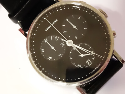 時計   KOPPEL 317 Mens 38mm Georg Jensen 317 St. Steel Quartz Chronograph