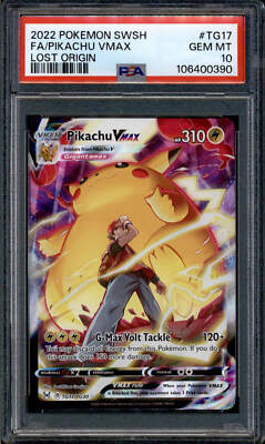 Pokémon cards Amazon.com: Pokemon - Pikachu VMax - TG17 - Trainer Gallery