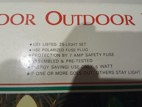 25 Luci albero Natale Christmas lights musicali Vintage Anni 80 90 NUOVE - Foto 6 di 7