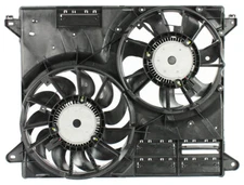 Dual Radiator & Condenser Fan Assembly For 2015-2019 Edge