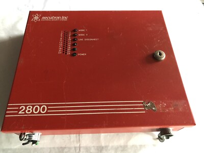 SECUTRON 2800 TRANSMITTER 4 ELECTRIC SECURITY SYSTEM SE2803A SE2801C,SU