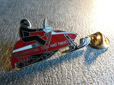 Selten Anstecknadel - Yellowstone -umfang Und Travel 1991 - Moto Schnee- - Ski