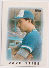 1986 Topps Mini #36 Dave Stieb Toronto Blue Jays