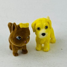 2 Puppies In My Pocket Puppy Dogs Pretend Play Figures Kids Lot of 2