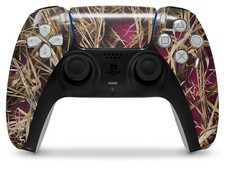Skin Sony PS5 Controller WraptorCamo Grassy Marsh Camo Neon Fuchsia Hot Pink
