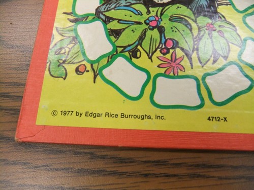 Tarzan To The Rescue 1977 Board Game Board ONLY Edgar Rice Burroughs 4712-X - Picture 2 of 6