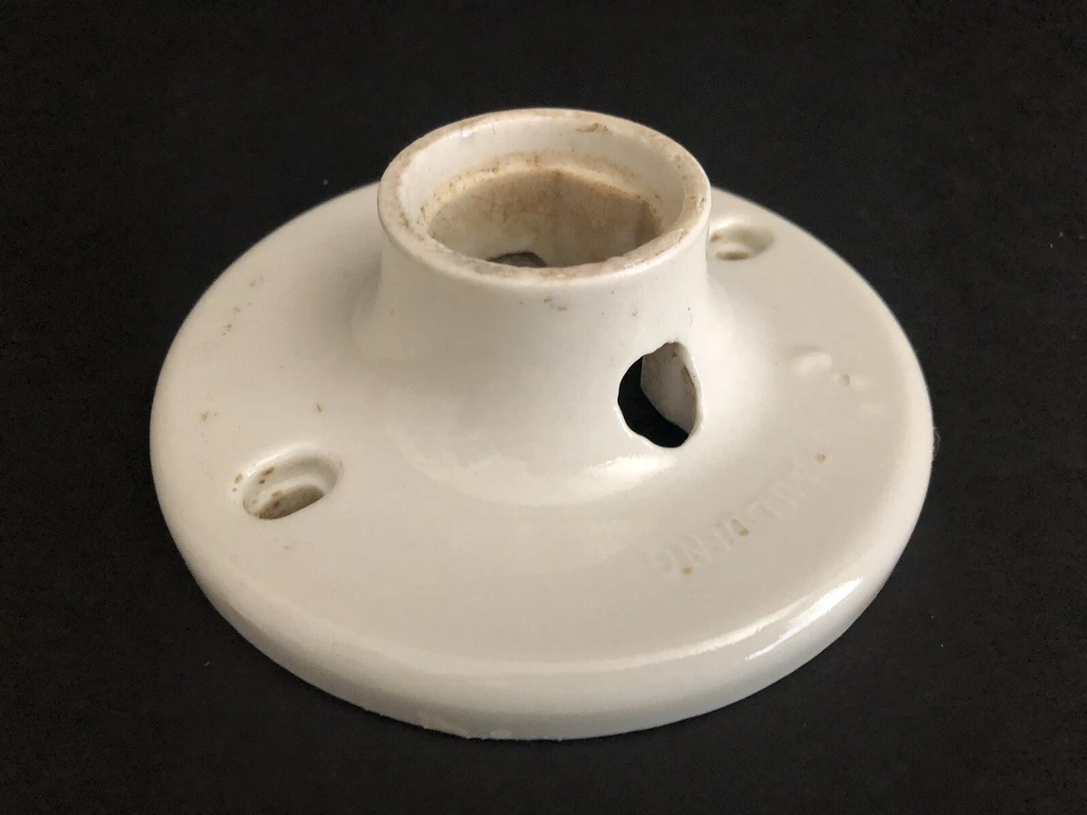 Antique porcelain light fixture deals