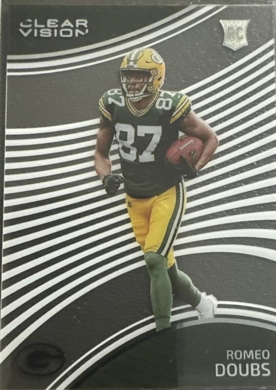 2022 Panini Chronicles - Clear Vision #CVR-29 Romeo Doubs (RC)