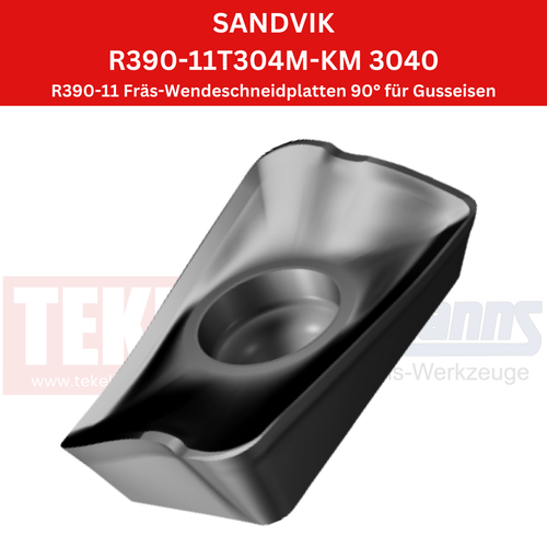 10 x SANDVIK R390-11T304M-KM 3040 für Gusseisen !NEU, mit Rechnung! - Bild 2 von 3